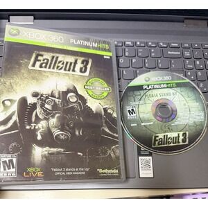Fallout 3 Microsoft Xbox 360 Platinum Hits Best Seller Bethesda‎ RPG Game